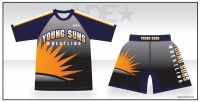 Young Suns Rash Guard and Fight Shorts