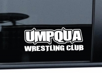 Umpqua Wrestling Club Vinyl Window Decal