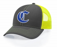 Churchill Trucker Hat Charcoal/Neon Yellow