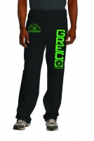 Greco Worlds Black/Green Sweatpants