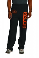 Greco Worlds Black/Orange Sweatpants