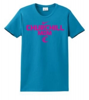 Churchill Mom Ladies T-Shirt
