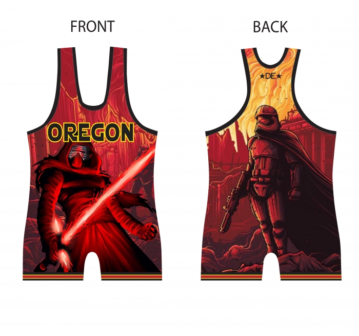star wars wrestling singlet