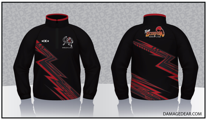 SCORPIONS WRESTLING Quarter Zip Jacket