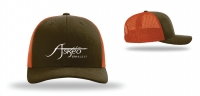 Askeo Trucker Hat Brown/Orange