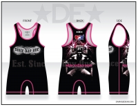 Est. Since Day One Mens Black and Pink Singlet