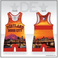 Portland Inner City Womens Red Singlet