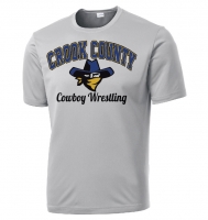 Crook County Performance T-Shirt - Silver