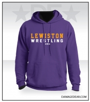 Lewiston Bengals Purple Cotton Hoodie