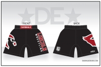 Lincoln Cardinals Black Fight Shorts