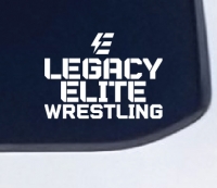 Legacy Elite Wrestling Club Window Decal