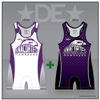 Anacortes Hawkeyes White/Alpha Double Singlet Pack