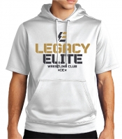 Legacy Elite Short-Sleeved Hooded Pullover - White