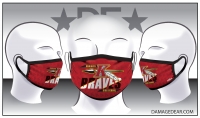 Kamiakin Braves Face Mask - Red