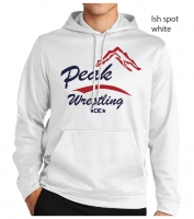 Peak Wrestling Hooded Pullover - White