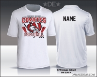 Coyotes Football Sublimated T-shirt - White
