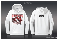 Coyote CHEER Hooded Sublimated Pullover - White