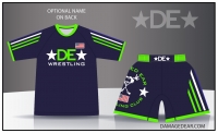 DEWC Sub Shirt and Fight Shorts