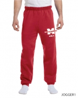 McMinnville Wrestling Sweat Pants - Red