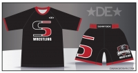 Sunnyside Grizzlies Wrestling Sub Shirt and Fight Shorts
