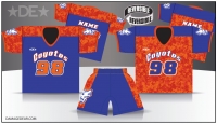 Coyotes Boys K/2 Lacrosse Jersey and Shorts Package