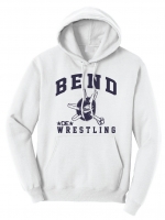 Bend Wrestling Hooded Sweatshirt - White