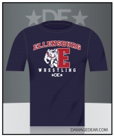 Ellensburg Wrestling T-Shirt - Navy