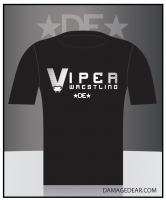 Viper Wrestling T-shirt - Black