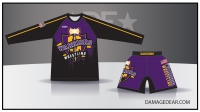 Oakridge Warriors LS Sub Shirt and Fight Shorts