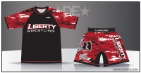 Liberty Lancers Sub Shirt and Fight Shorts