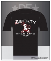 Liberty Lancers Wrestling T-Shirt - Black