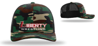 Liberty Lancers Wrestling Camo Mesh-back Cap