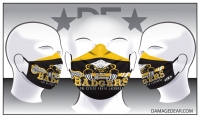 TCYL Honey Badgers Face Mask - Black