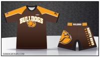 North Bend Bulldogs Rash Guard and Fight Short Pack