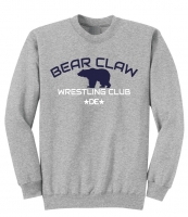 Bear Claw Wrestling Club Crew Neck Sweatshirt - Gray