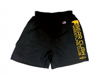 Bear Claw Black Shorts Champion cotton for adults,  Badger dri-fit  for youth sizes