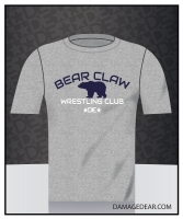Bear Claw Wrestling Club T-Shirt - Gray