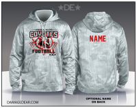 Coyote Football Hooded Pullover - Camohex White