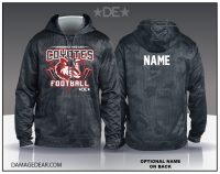 Coyote Football Hooded Pullover - Camohex Iron Grey