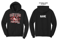 Coyotes Football Hooded Sweatshirt - Black