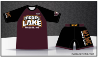 Moses Lake 2022 Rash Guard and Black Fight Short Pack