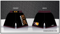 Moses Lake Wrestling Club 2022 Black Fight Shorts