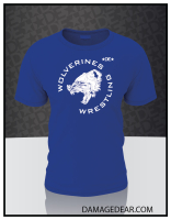 Alsea Wolverines Wrestling T-shirt - Royal