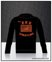 EKU Wrestling Hooded Sweatshirt - Black