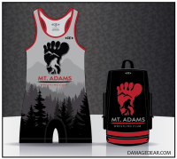 Mt Adams Wrestling Club Singlet and Bag Pack