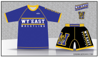Wy'East Wolverines Sub Shirt and Fight Shorts