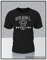 Brawl Wrestling Black T-Shirt