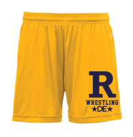Riverside Wrestling Ladies Gold Shorts