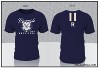 Riverside Bulldogs Wrestling T-shirt - Navy