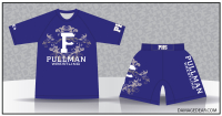 Pullman HS Wrestling Sub Shirt and Fight Shorts